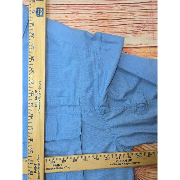 ExOfficio Insect Shield Apparel Fishing Blue Shirt XL - Picture 8 of 8